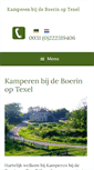 Mobile Screenshot of kamperenbijdeboerin.nl